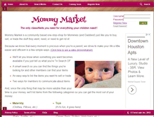 Tablet Screenshot of mommymarket.net